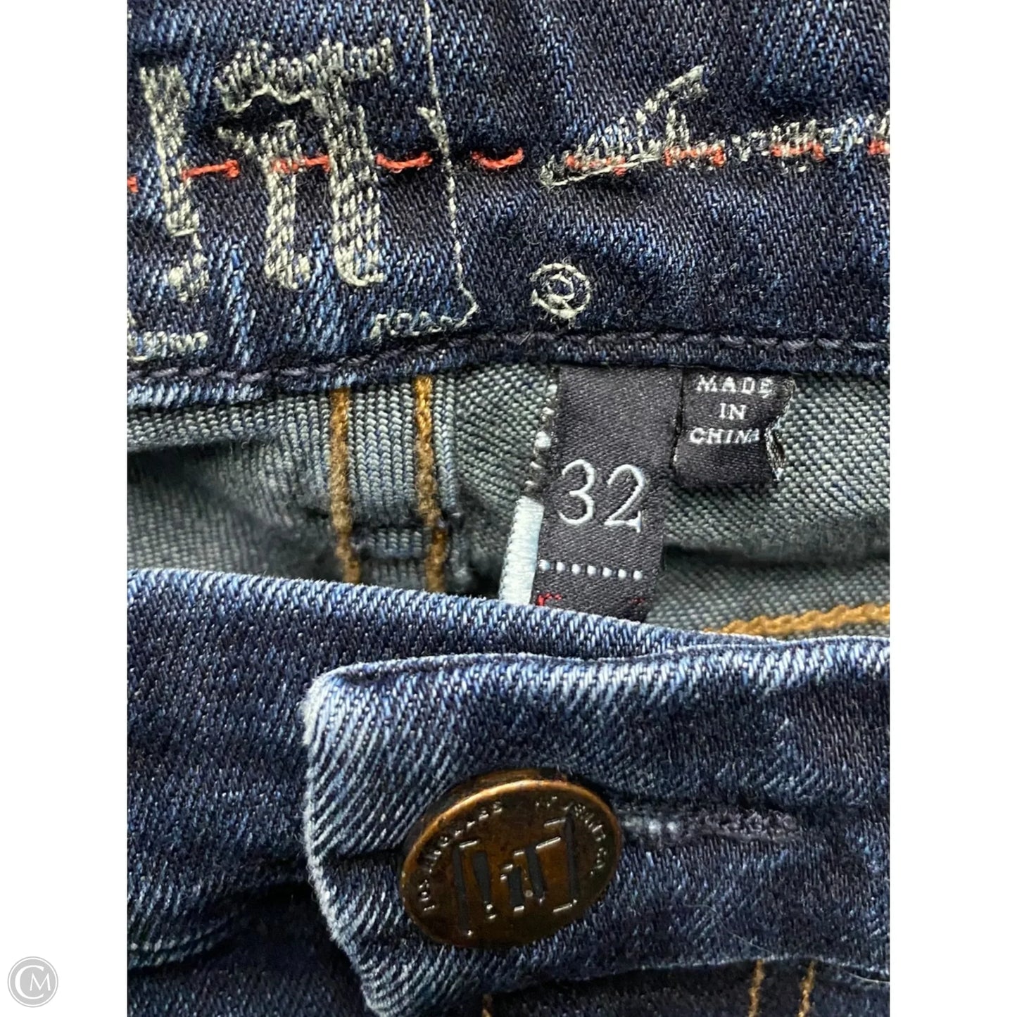 Jeans Boot Cut By It In Blue, Size: 14