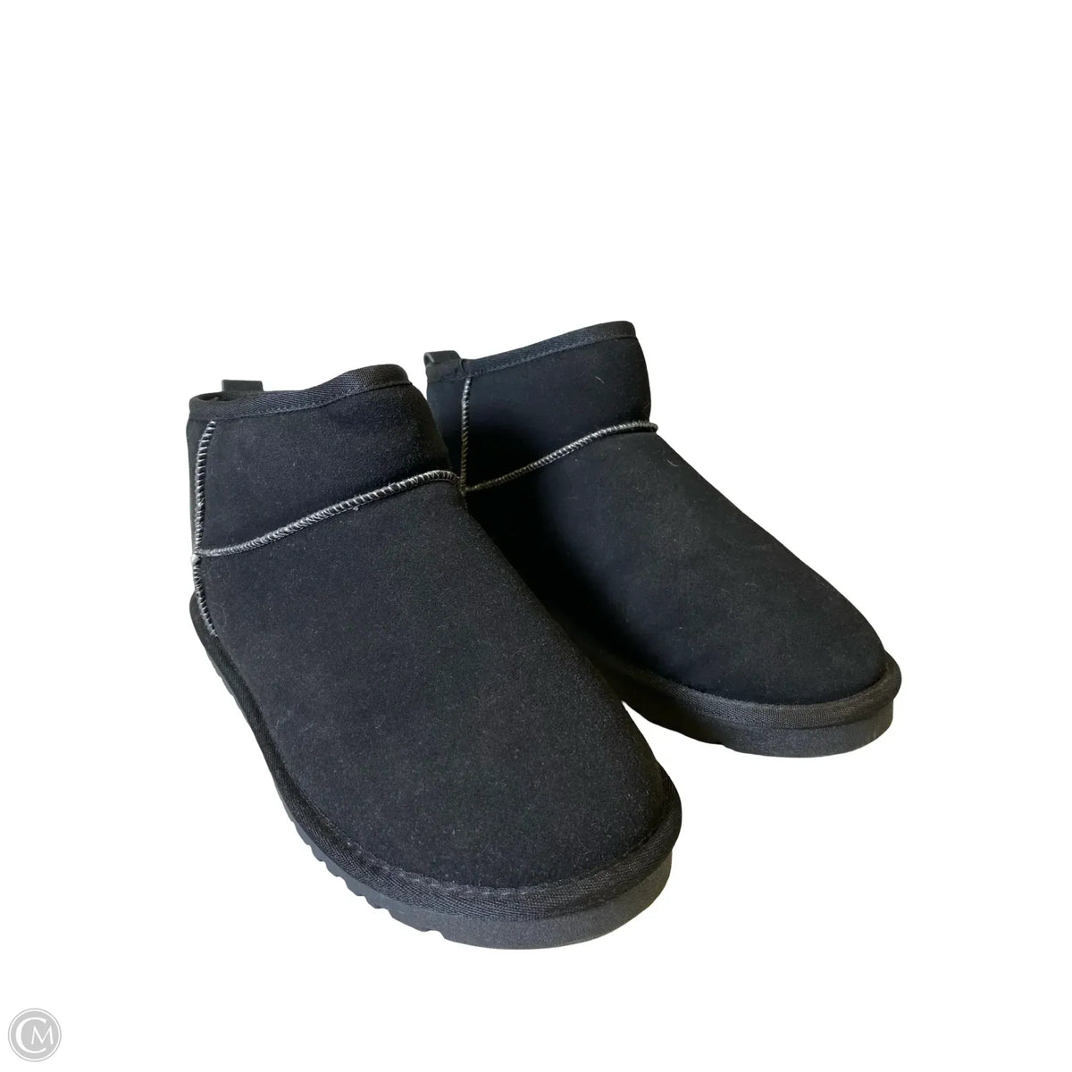 Boots Ankle Flats By Clothes Mentor In Black, Size: 11