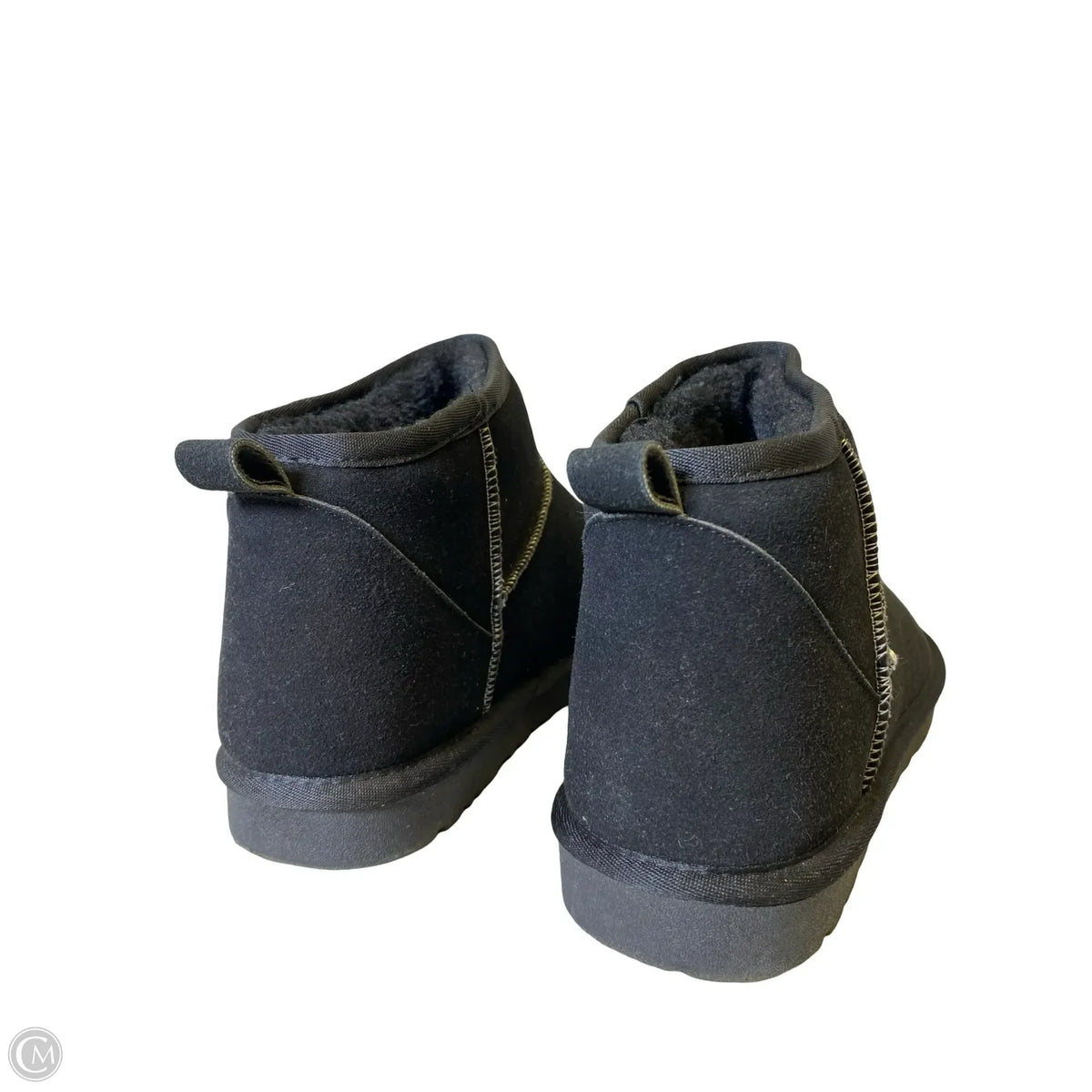 Boots Ankle Flats By Clothes Mentor In Black, Size: 11