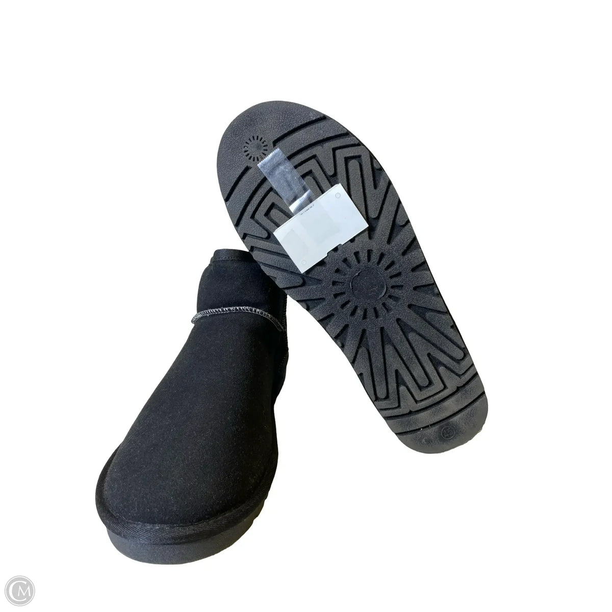 Boots Ankle Flats By Clothes Mentor In Black, Size: 11