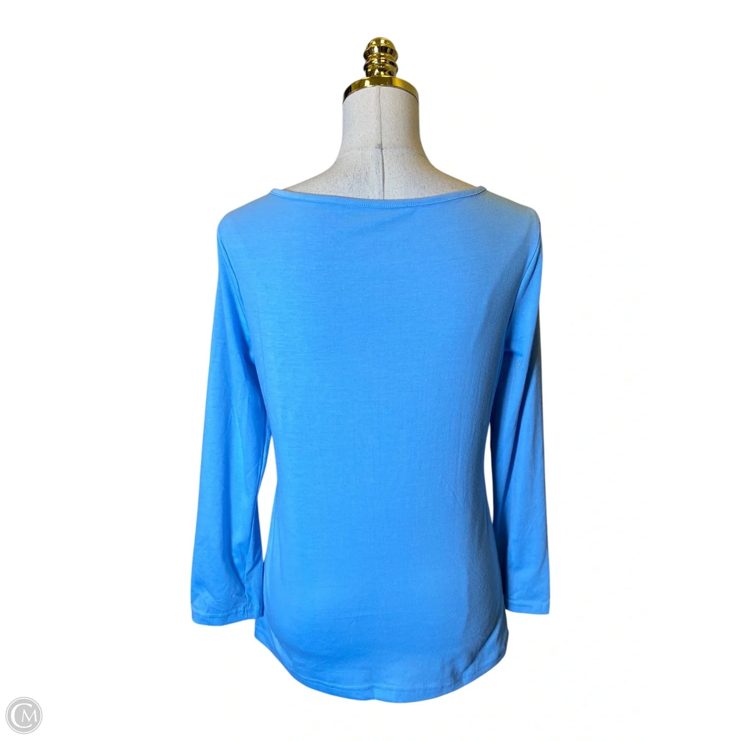 Top Long Sleeve By Clothes Mentor In Blue, Size: L
