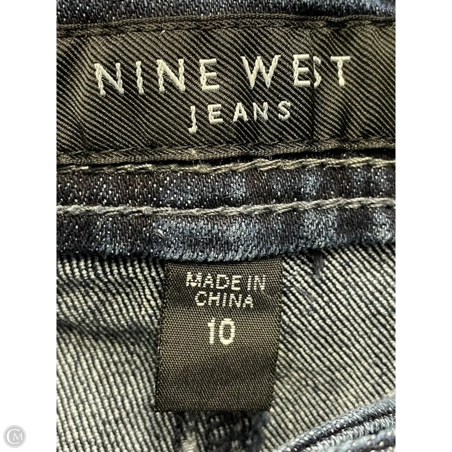 Capris By Nine West In Blue Denim, Size: 10