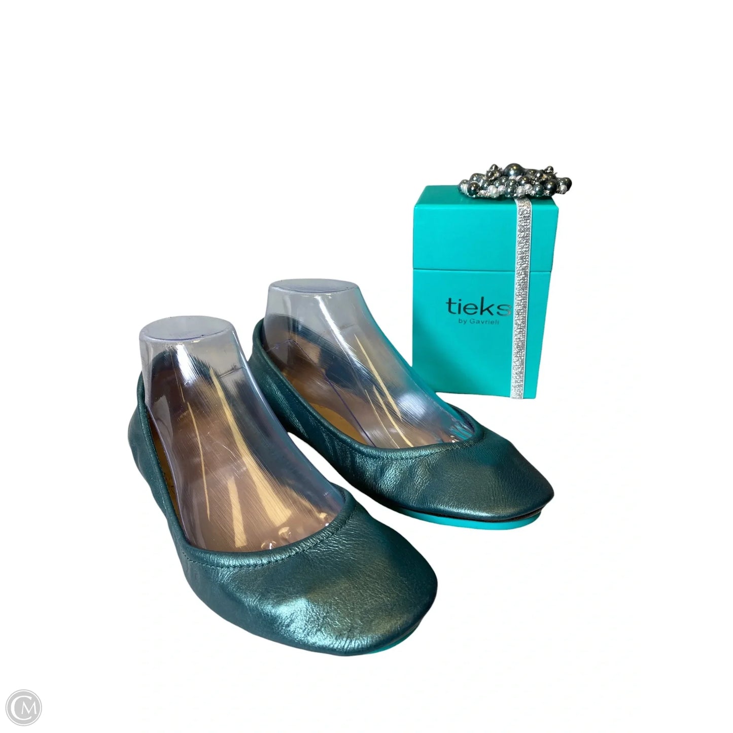 Sandals Flats By Tieks In Green, Size: 8