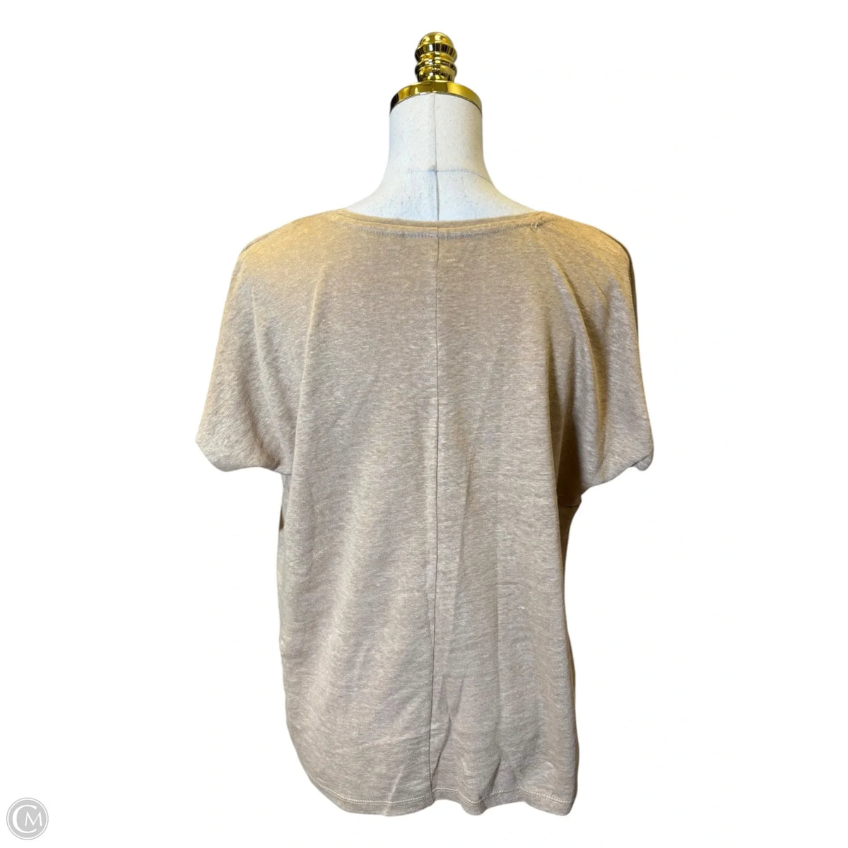 Top Short Sleeve By Chicos In Beige, Size: 0
