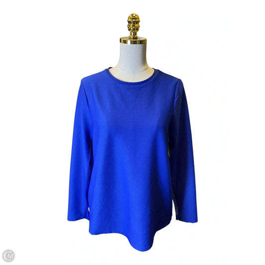 Top Long Sleeve By Chicos In Blue, Size: M