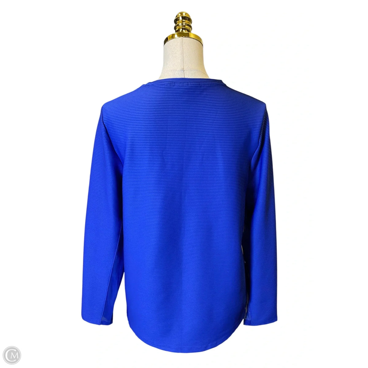 Top Long Sleeve By Chicos In Blue, Size: M