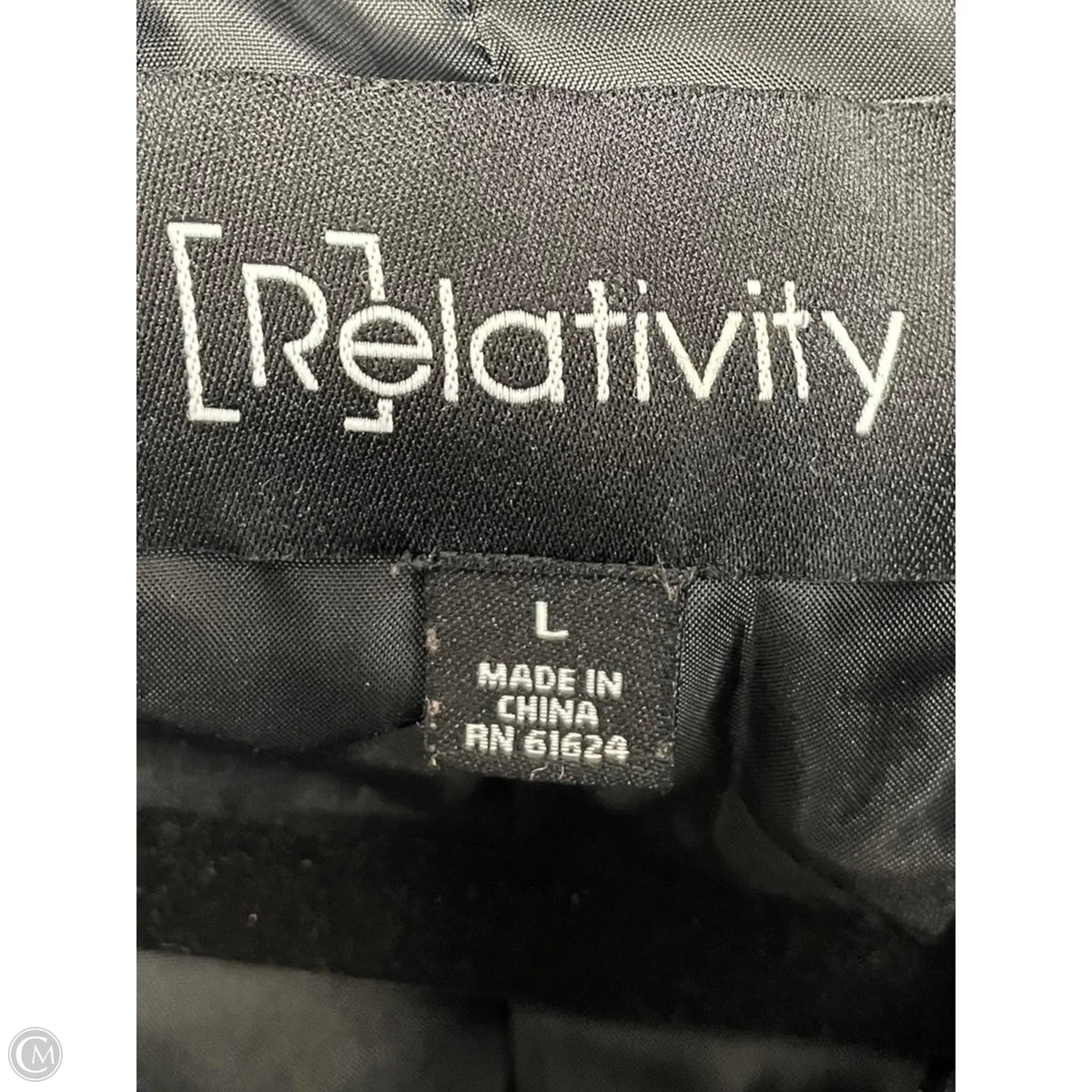 Blazer By Relativity In Black, Size: L