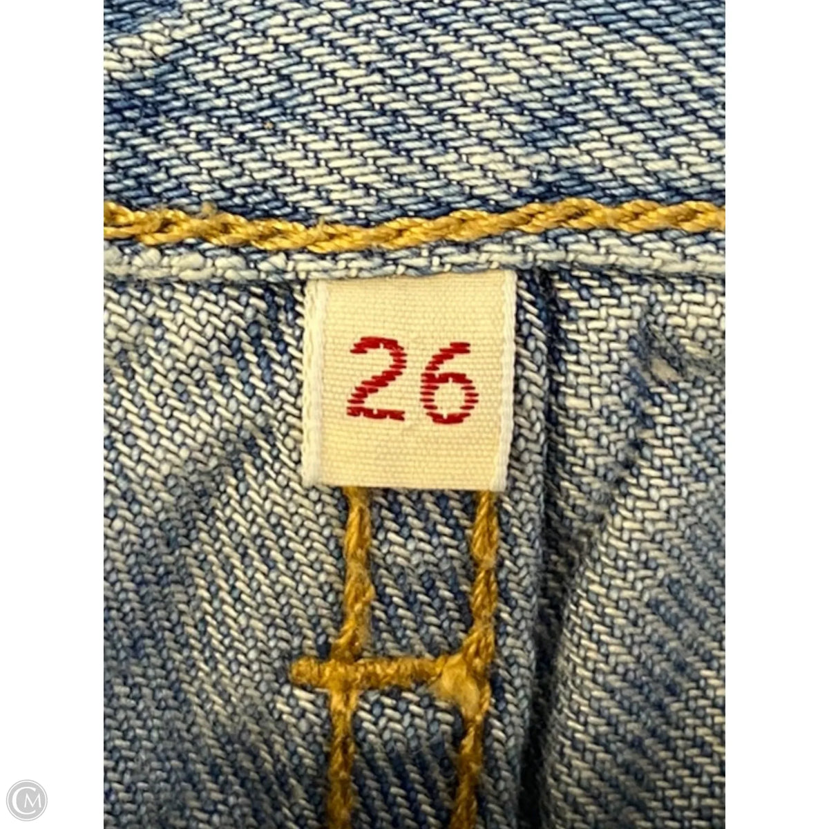 Jeans Wide Leg By Levis In Blue, Size: 2
