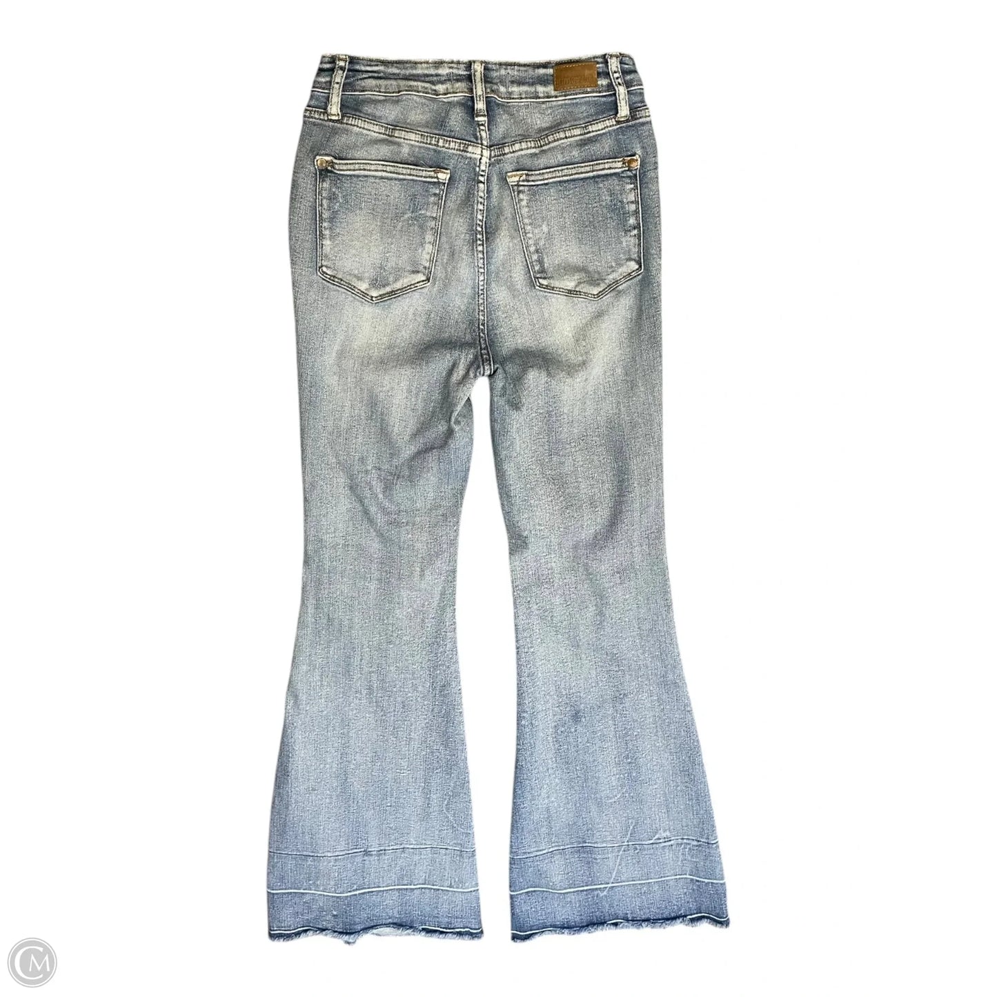 Jeans Flared By Judy Blue In Blue Denim, Size: 28