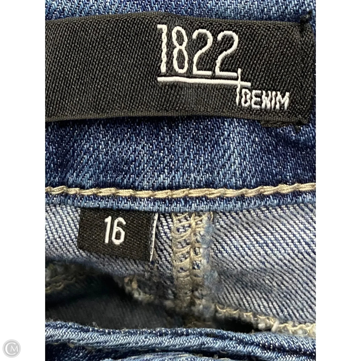 Jeans Straight By 1822 Denim In Blue, Size: 16