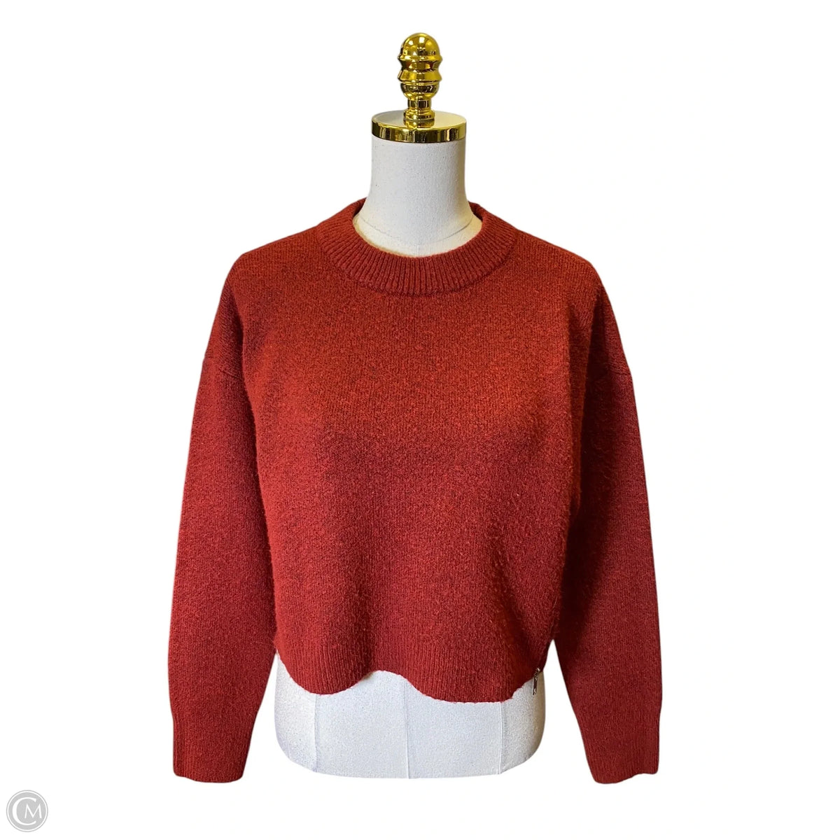 Sweater By Bold Elements In Maroon, Size: L