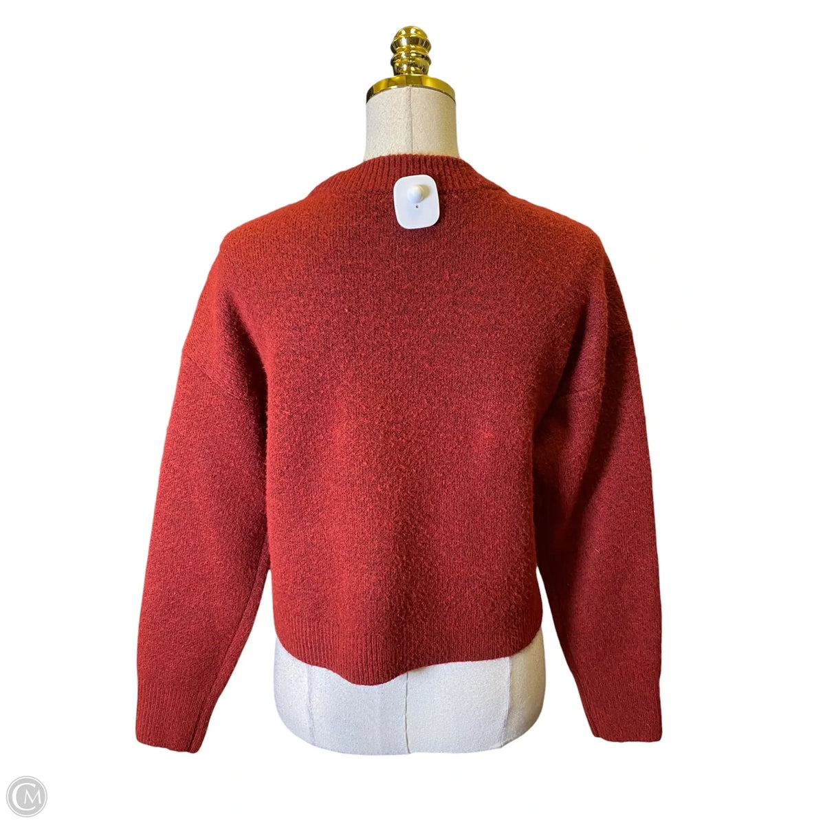 Sweater By Bold Elements In Maroon, Size: L