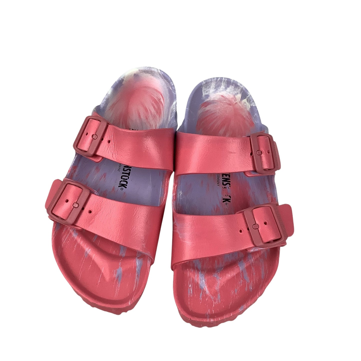 Sandals Designer By Birkenstock In Pink, Size: 8 (39)