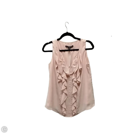Blouse Sleeveless By White House Black Market In Pink, Size: Xs