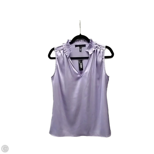 Blouse Sleeveless By White House Black Market In Purple, Size: Xs