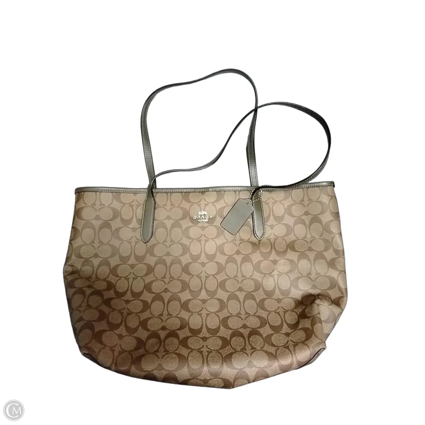 Tote Designer By Coach, Size: Large