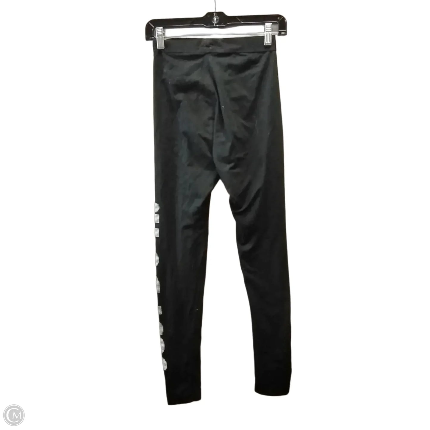 Athletic Leggings By Nike In Black & White, Size: S