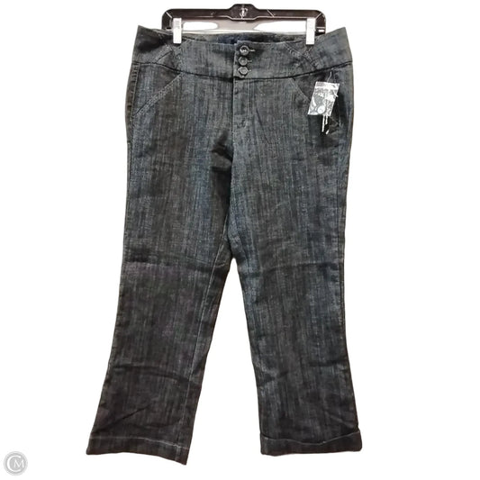 Jeans Cropped By One 5 One In Black, Size: 16