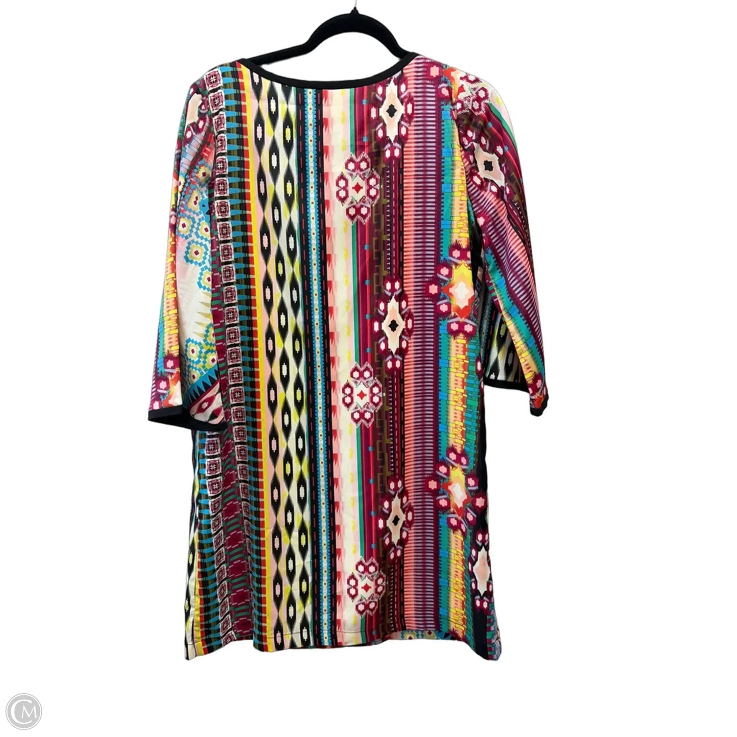 Dress Casual Short By Uncle Frank In Geometric Pattern, Size: M