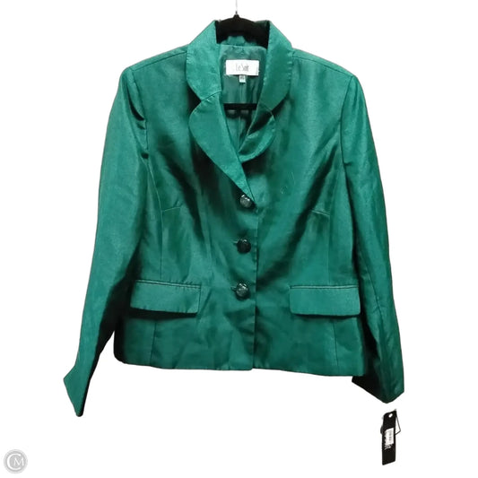 Blazer By Le Suit In Green, Size: 14