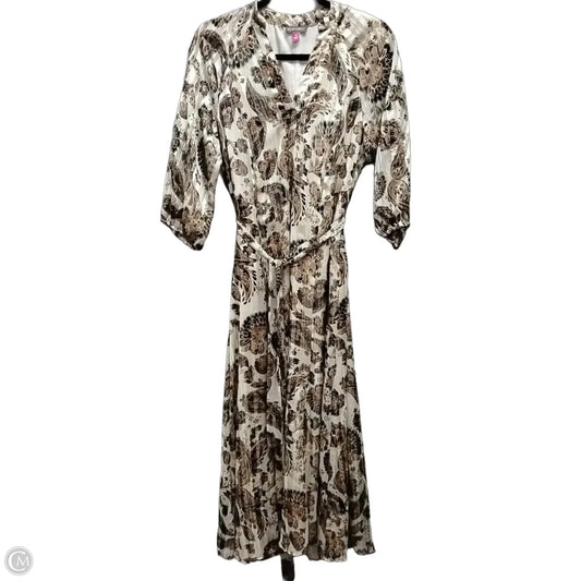 Dress Casual Maxi By Vince Camuto In Paisley Print, Size: M