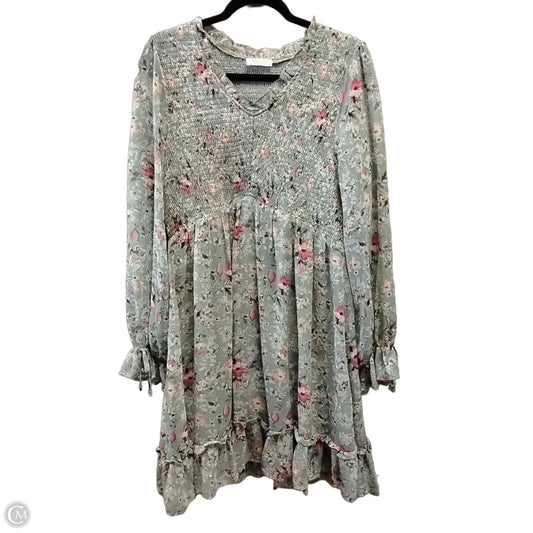 Dress Casual Midi By Chicsoul In Green, Size: 1x