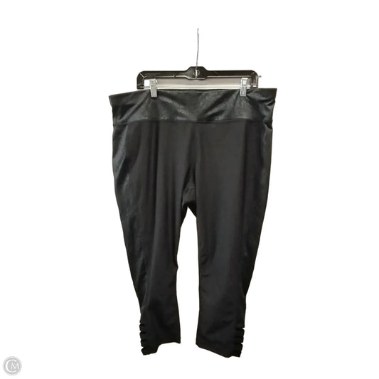 Athletic Pants By Xersion In Black, Size: 2x