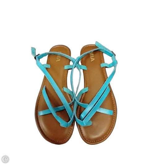 Sandals Flats By Mia In Teal, Size: 10