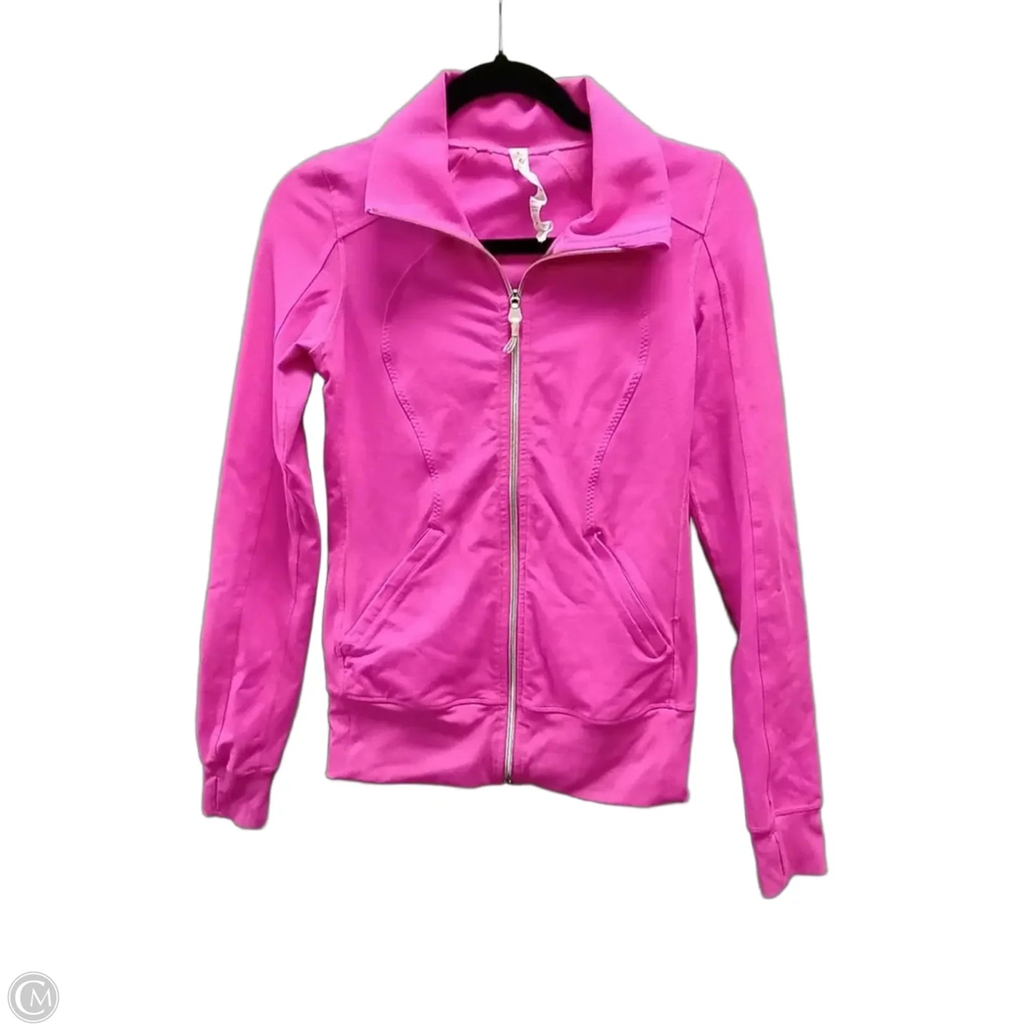 Athletic Jacket By Lululemon In Pink, Size: 4