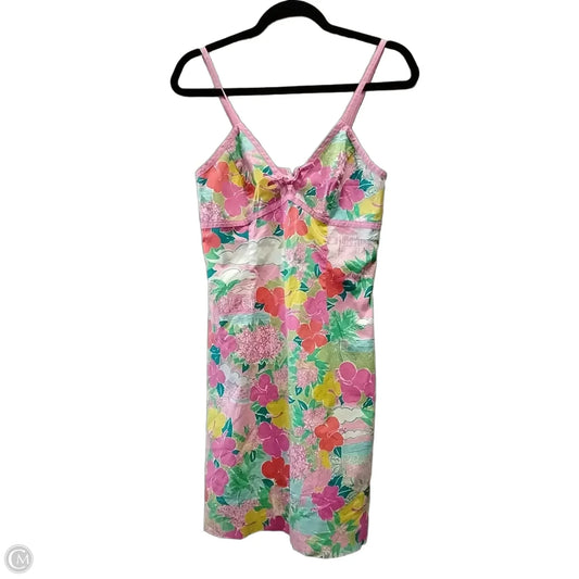 Dress Designer By Lilly Pulitzer In Floral Print, Size: 2