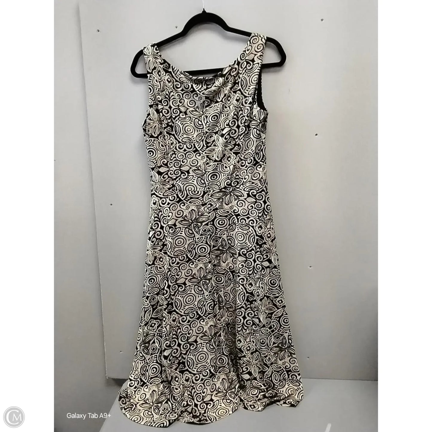 Dress Set 2pc By Perceptions In Black & Cream, Size: 12p