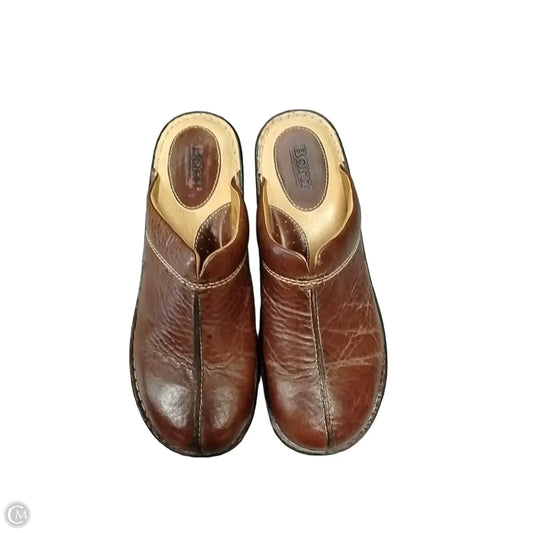 Shoes Flats By Born In Brown, Size: 9