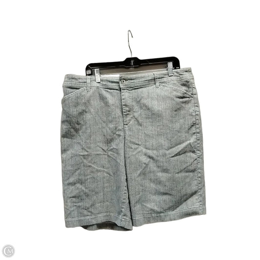Shorts By Chicos In Striped Pattern, Size: Xl