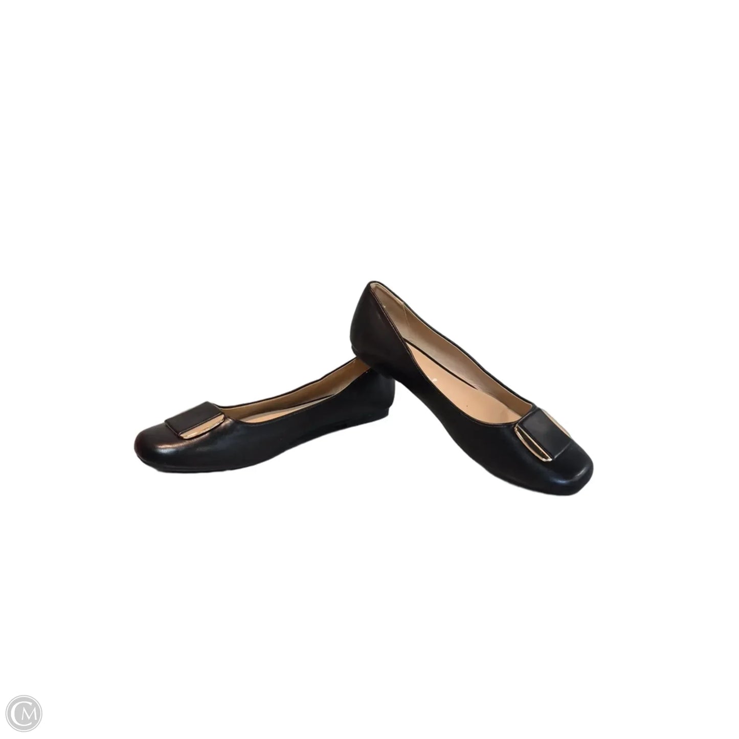 Shoes Flats By Cato In Black, Size: 10