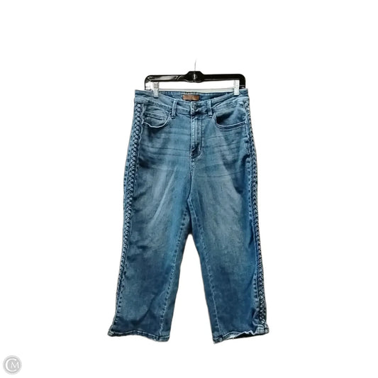 Jeans Wide Leg By Judy Blue In Blue, Size: 14