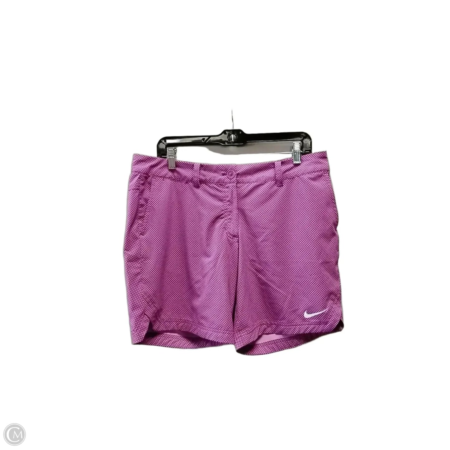 Athletic Shorts By Nike In Polkadot Pattern, Size: 12