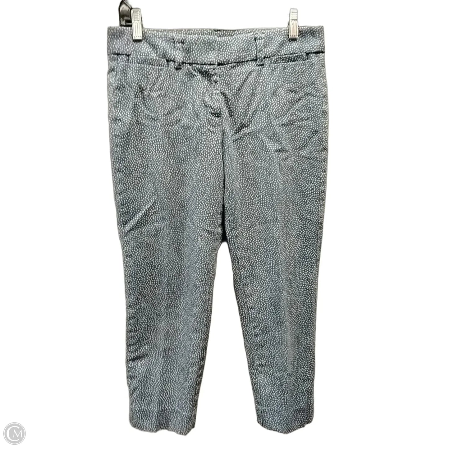 Pants Cropped By Loft In Blue & White, Size: 4