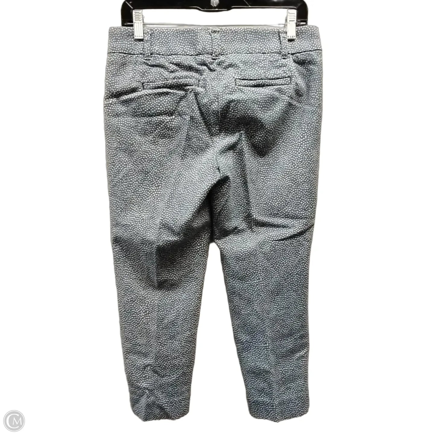 Pants Cropped By Loft In Blue & White, Size: 4