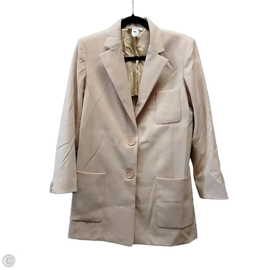 Blazer Luxury Designer By Oscar De La Renta In Pink, Size: 8