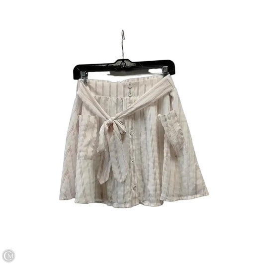 Skort By Moon River In Striped Pattern, Size: M