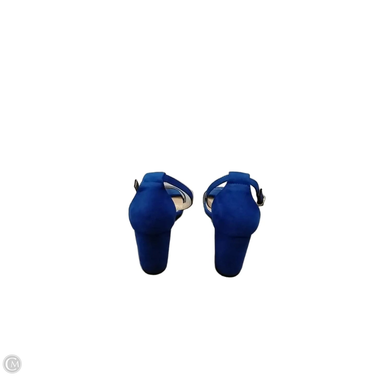 Sandals Heels Block By Dream Pairs In Blue, Size: 7.5