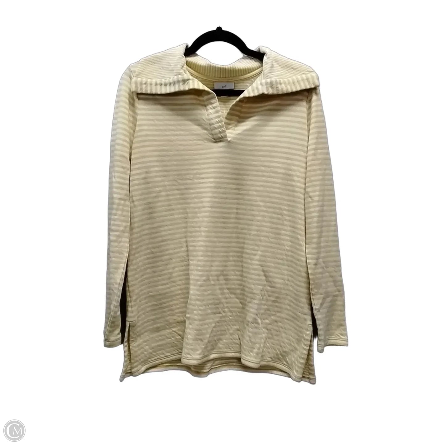 Top Long Sleeve By J. Jill In Striped Pattern, Size: Xs