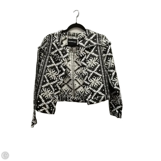 Jacket Other By Who What Wear In Black & White, Size: S