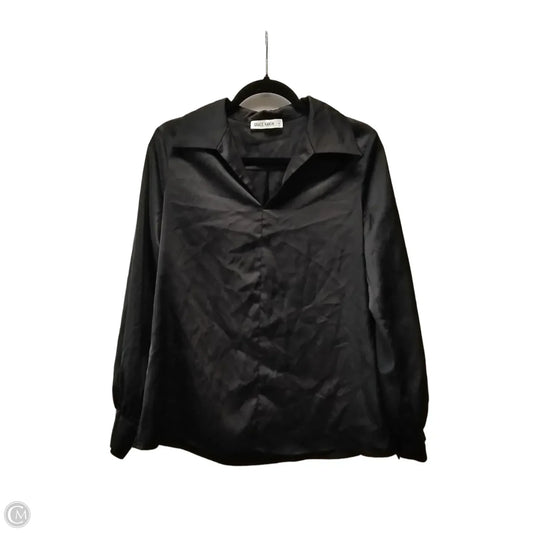 Blouse Long Sleeve By Grace Karin In Black, Size: S