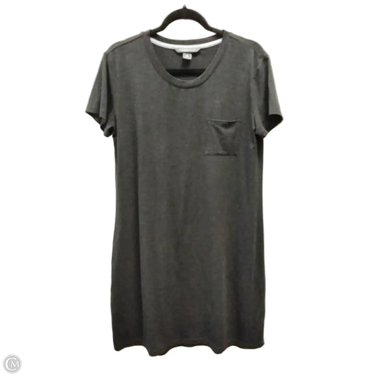 Dress Casual Midi By Clothes Mentor In Grey, Size: M