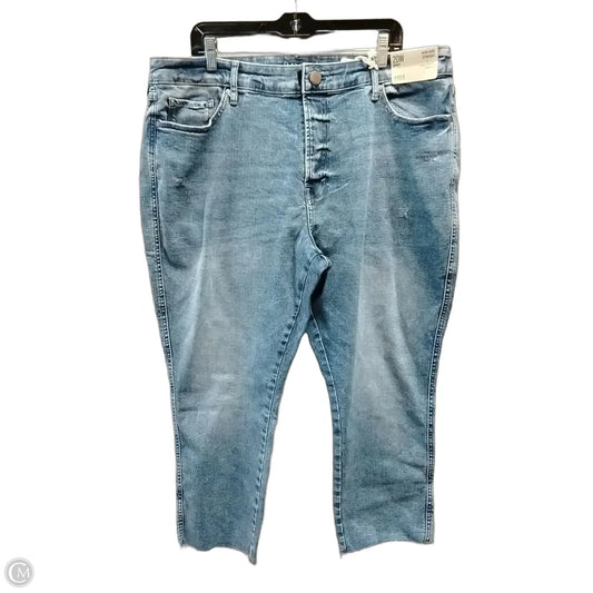 Jeans Straight By Ana In Blue, Size: 20w