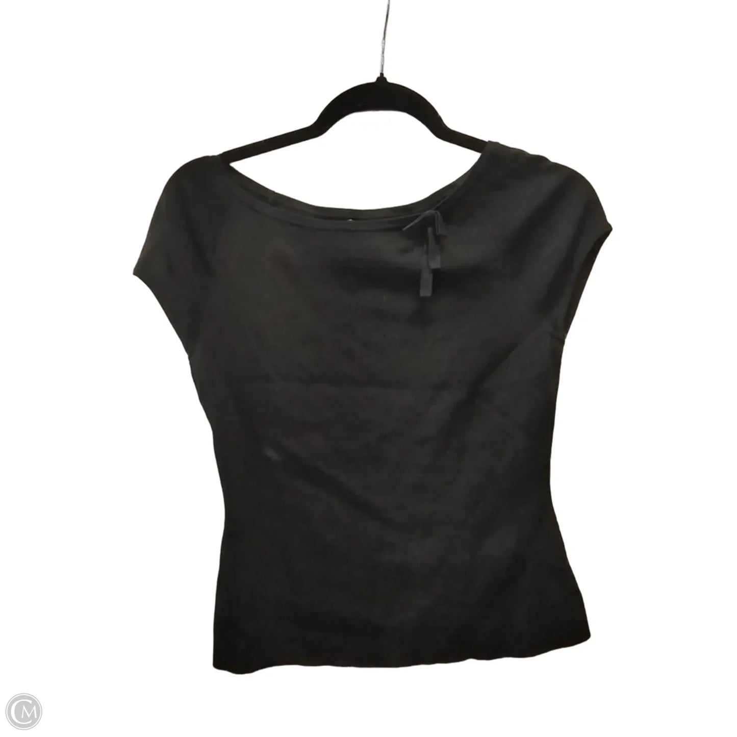 Sweater Short Sleeve By Express In Black, Size: M