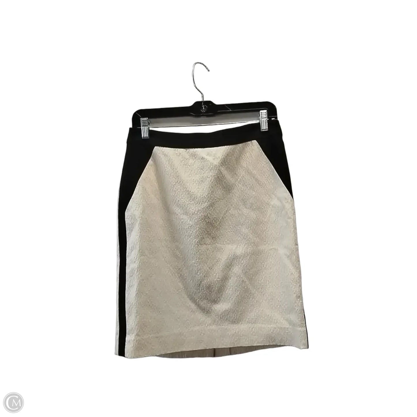 Skirt Mini & Short By Classiques Entier In Black & Cream, Size: 10
