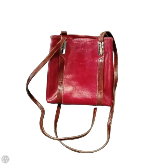 Backpack Leather By Clothes Mentor, Size: Medium