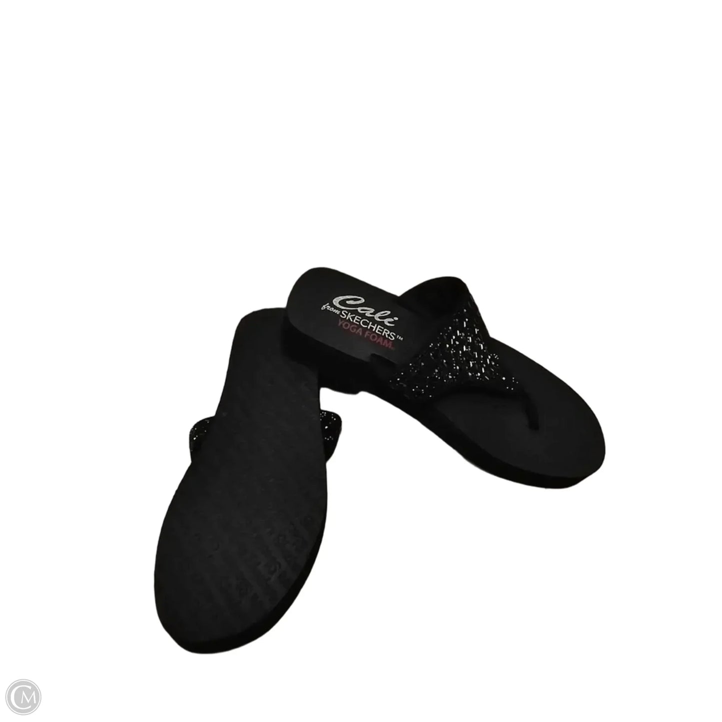 Sandals Flip Flops By Skechers In Black, Size: 10